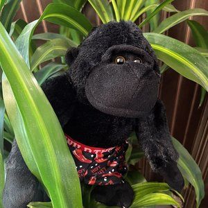 Dan Dee Gorilla Black w/ Wild‎ Thing Hot Stuff  Shorts 10 in Chili Pepper Plush